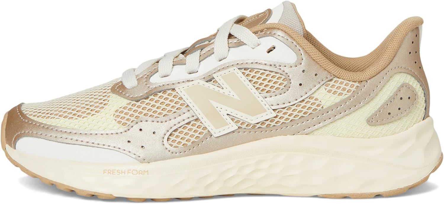 Детские кроссовки New Balance Fresh Foam Arishi Lux V1 на шнуровке (унисекс), Angora/Incense/Sea Salt — фото 4