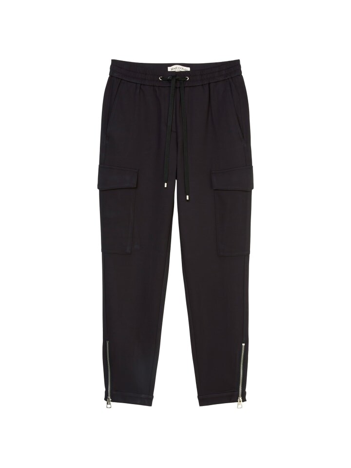 

Тканевые брюки Marc O'Polo Cargo-Travelpants tapered, цвет deep night blue
