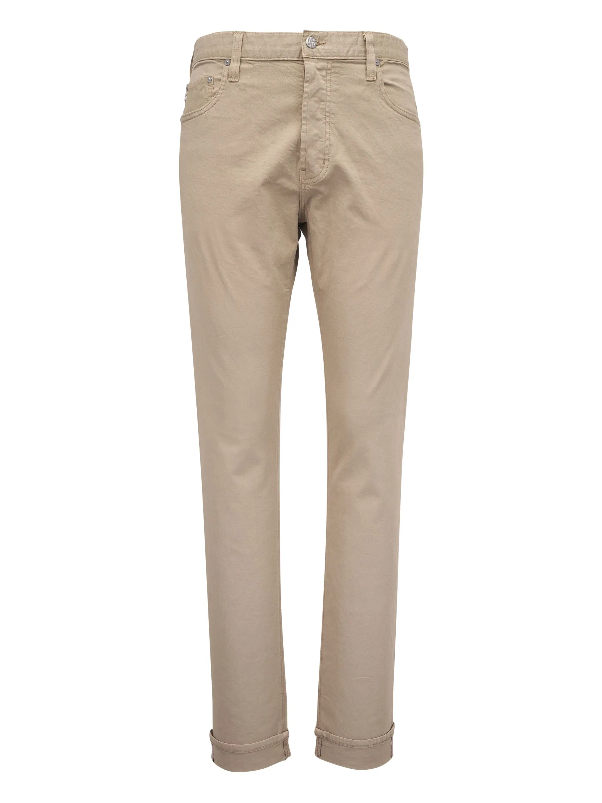 

Джинсы с манжетами Ag Jeans, бежевый