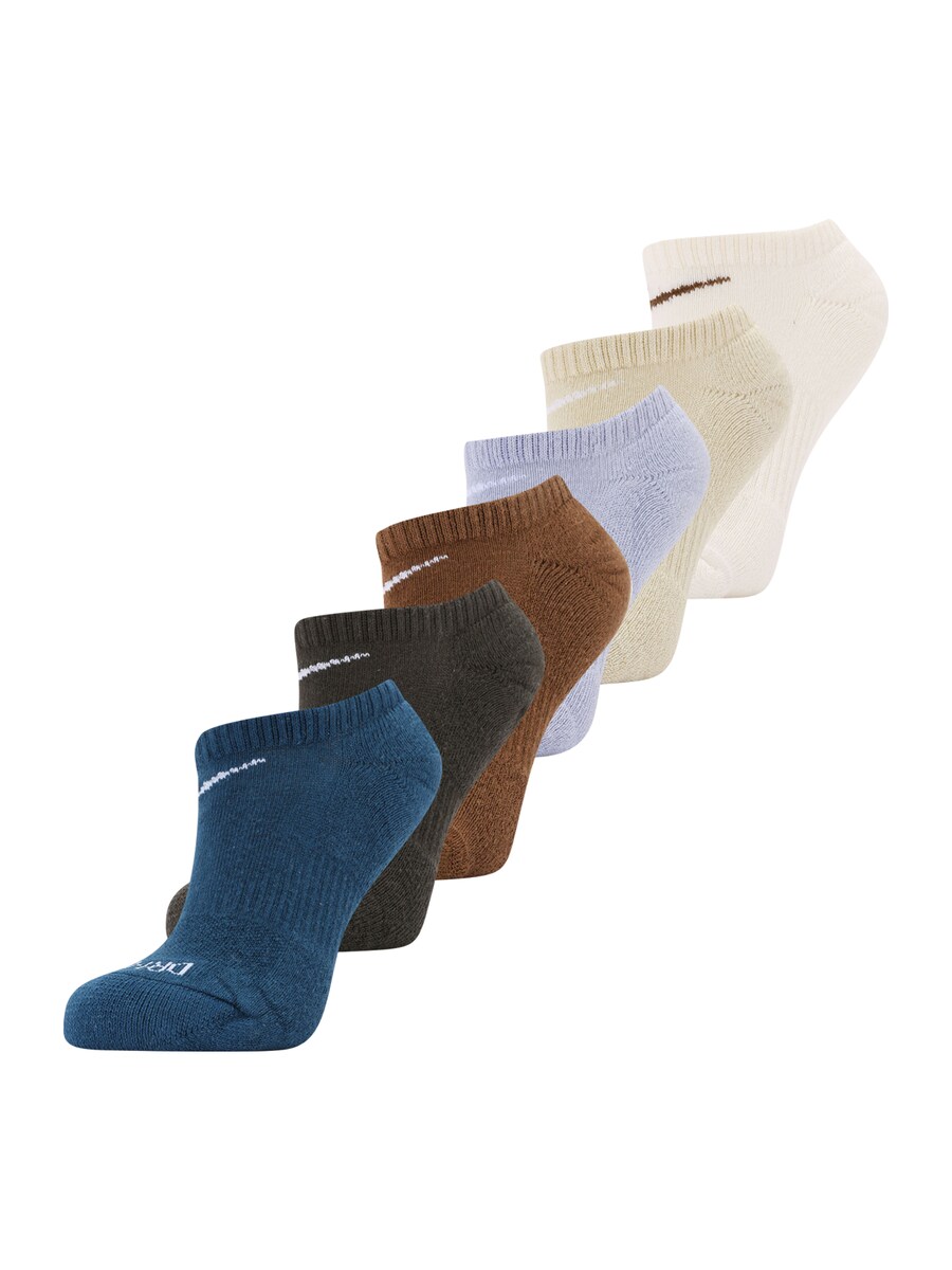 

Спортивные носки NIKE Everyday Plus, Sand/Light beige/Royal blue/Light blue/Cognac/Dark brown