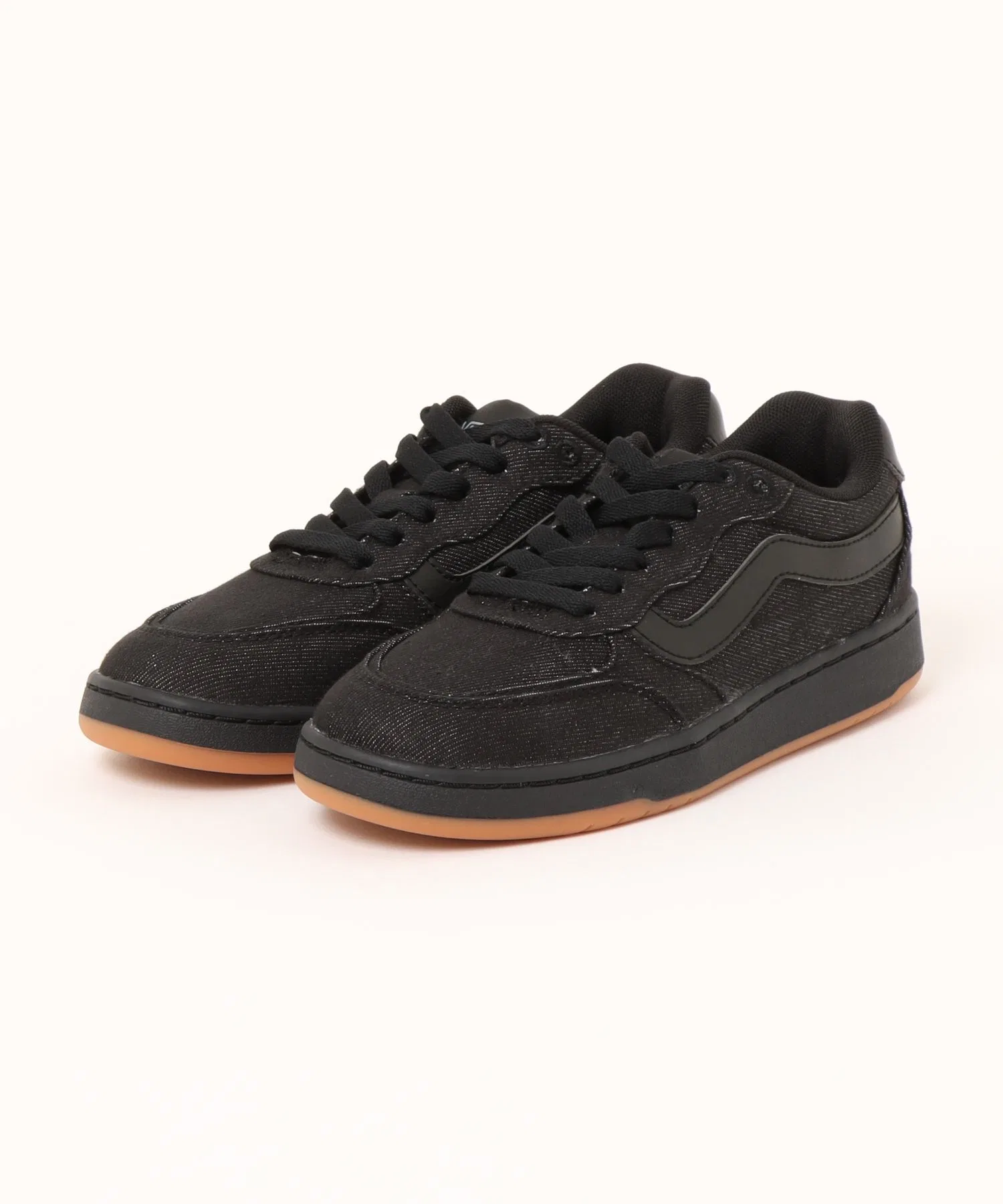 Мужские кеды из денима BRAVO VANS чёрные