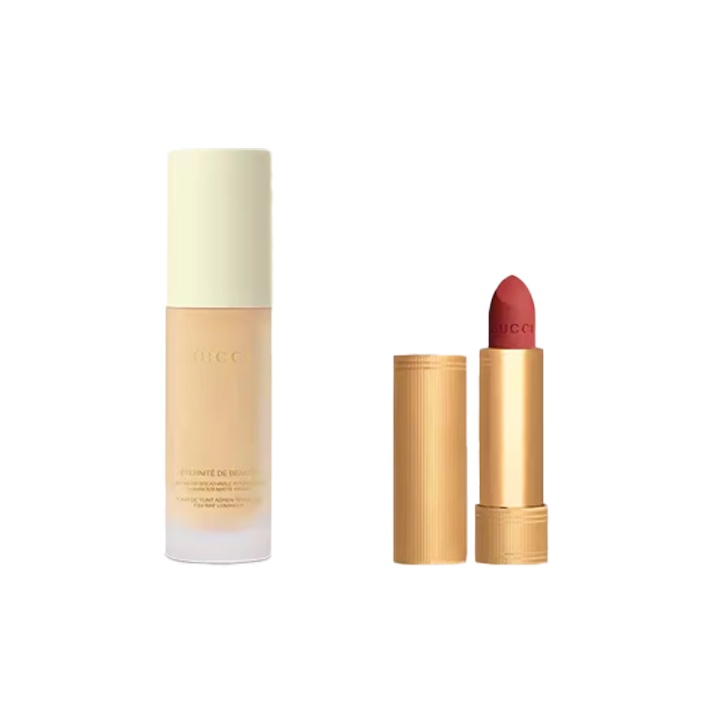 

Матирующая стойкая жидкая тональная основа легко растушевывается, увлажняет кожу, 30 мл + 1 шт GUCCI