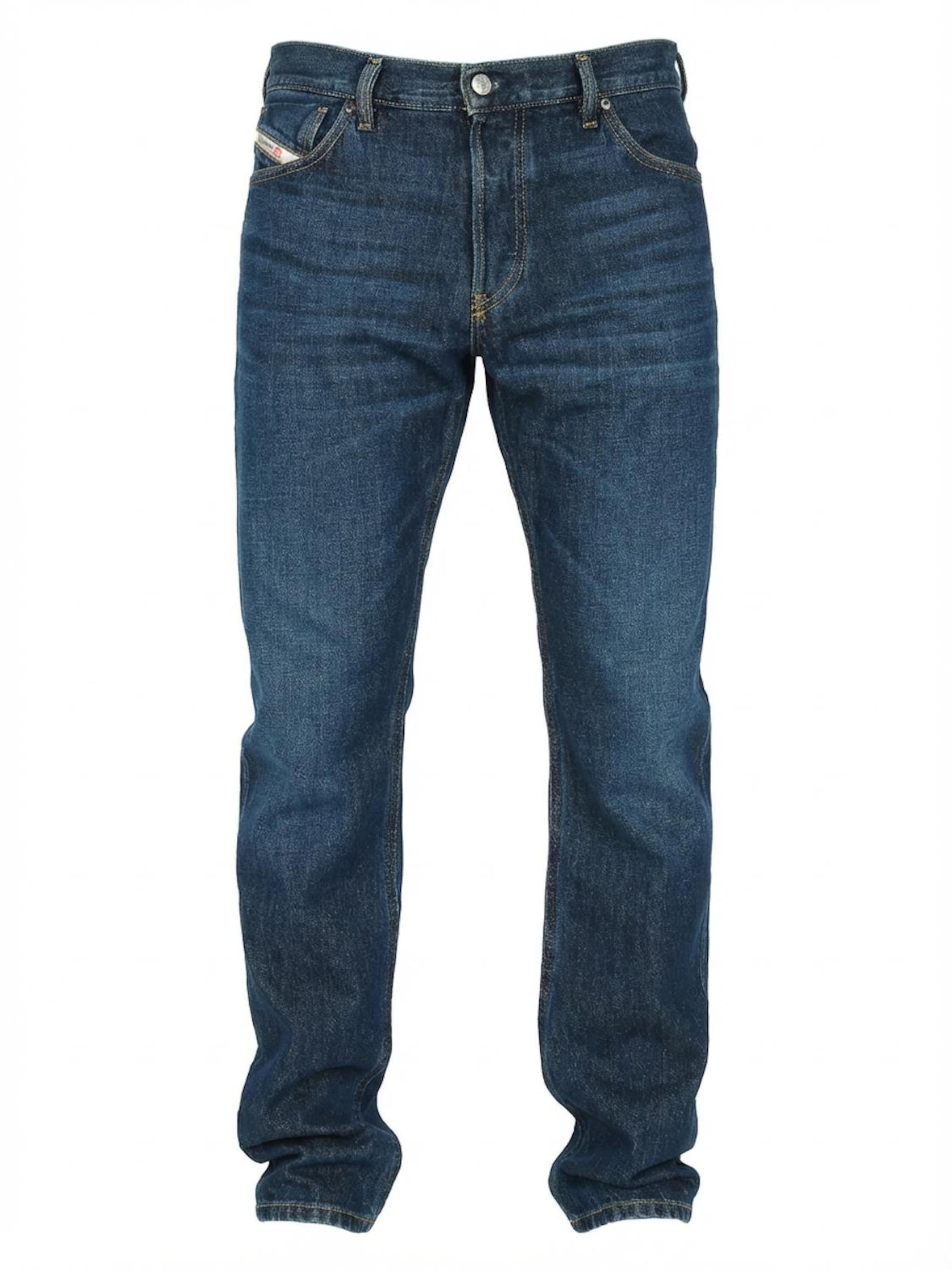 

DIESEL Джинсы Slim fit 'Straight 1995 D-SARK' в темно-синем цвете