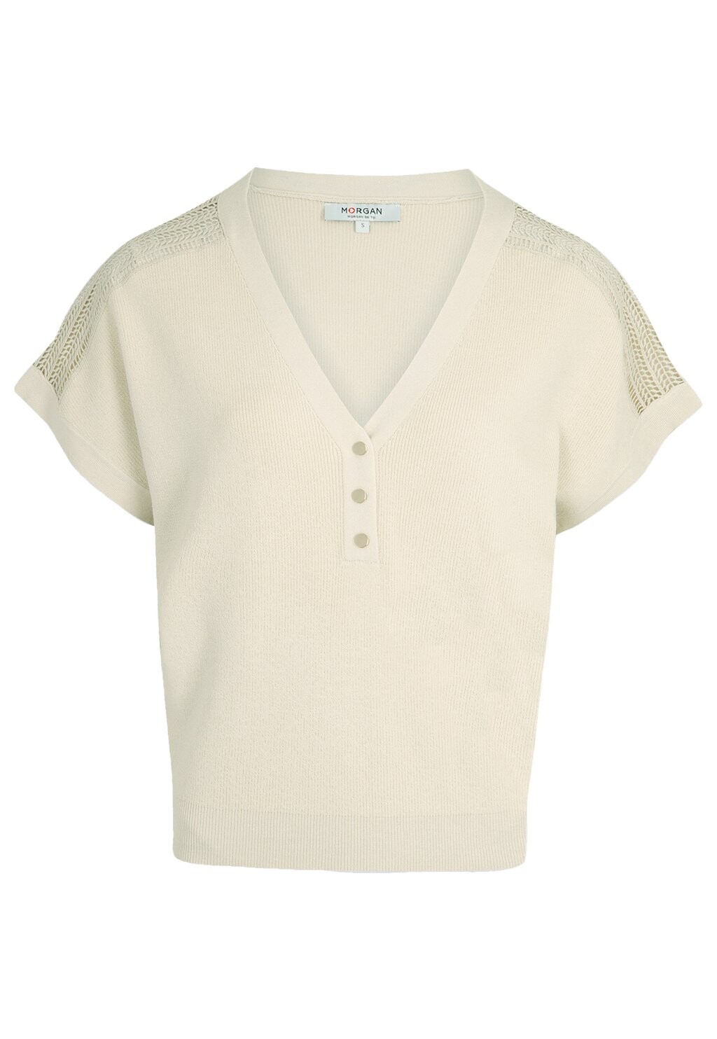 

Базовая футболка SHORT SLEEVES Morgan, бежевый