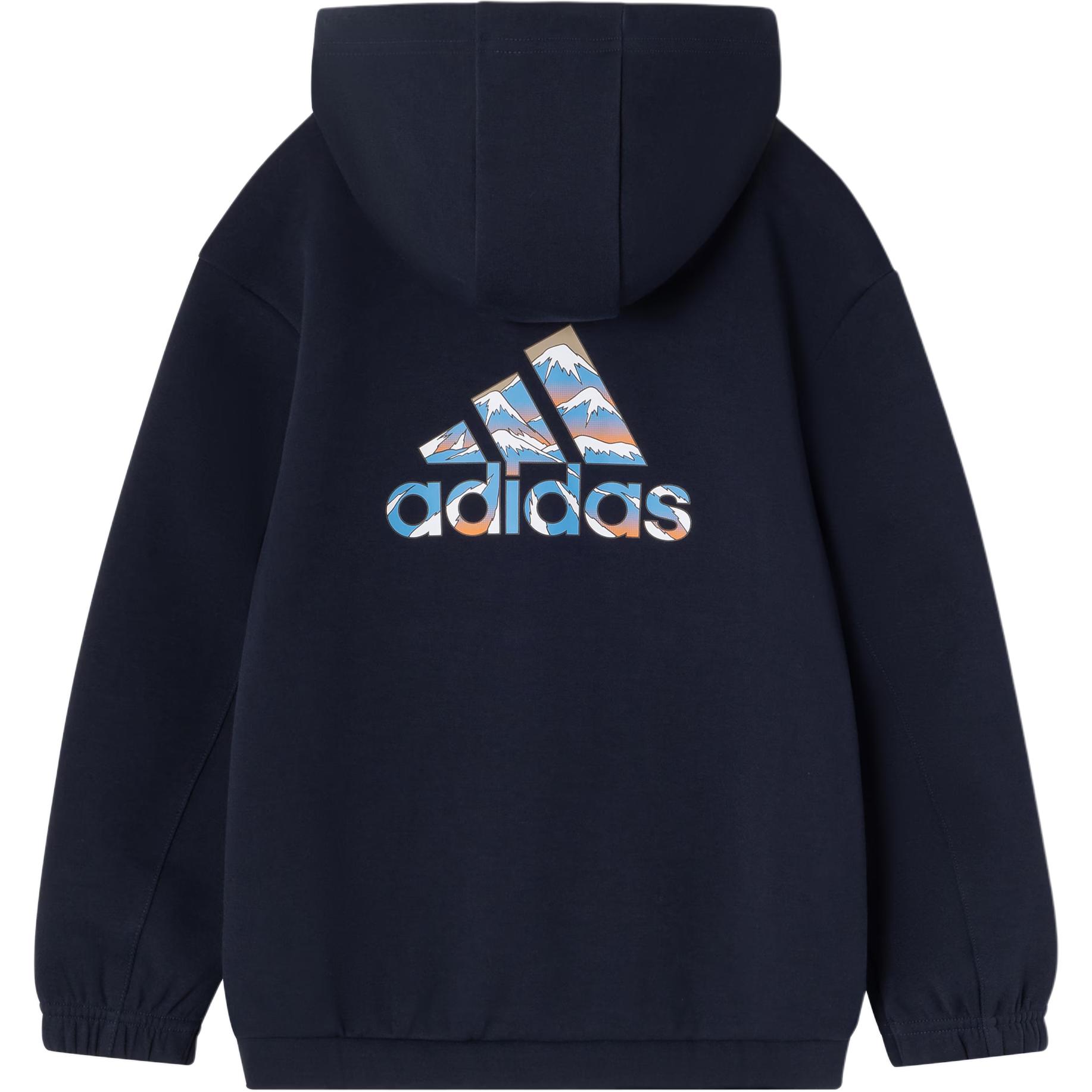 Свитшот CITY ESCAPE FW24 Легендарный инк Детский 3-7 лет Adidas — фото 3