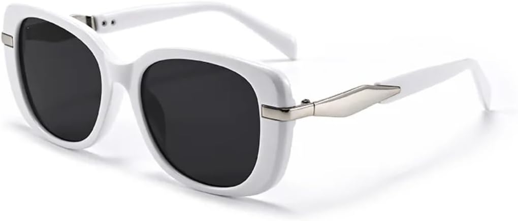 

Солнцезащитные очки с защитой UV400 | Большие овальные линзы с градиентом | Для женщин и мужчин | Для занятий спортом на открытом воздухе и путешествий DSVIGF, White Grey