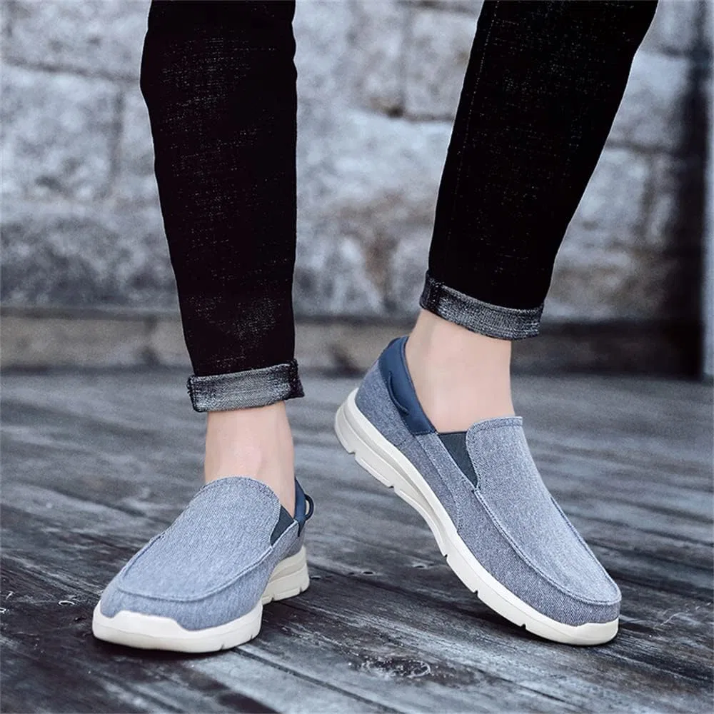 Лоферы мужские повседневные Slip On, синий Medasain — фото 4