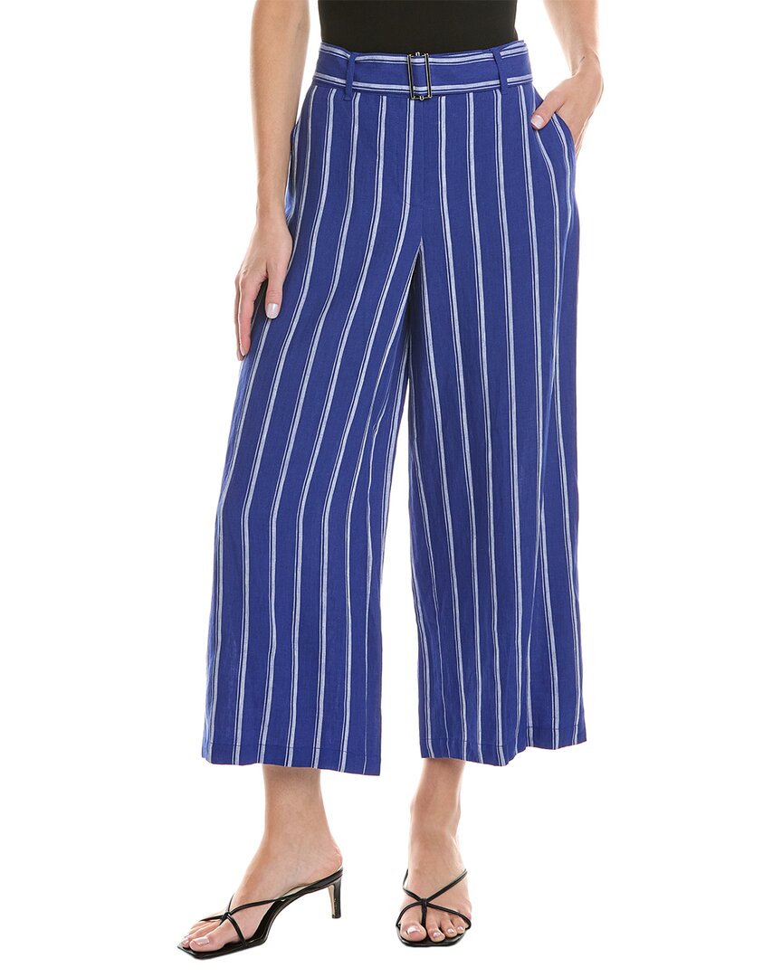 

Lafayette 148 New York Брюки из льна Rockefeller, синий