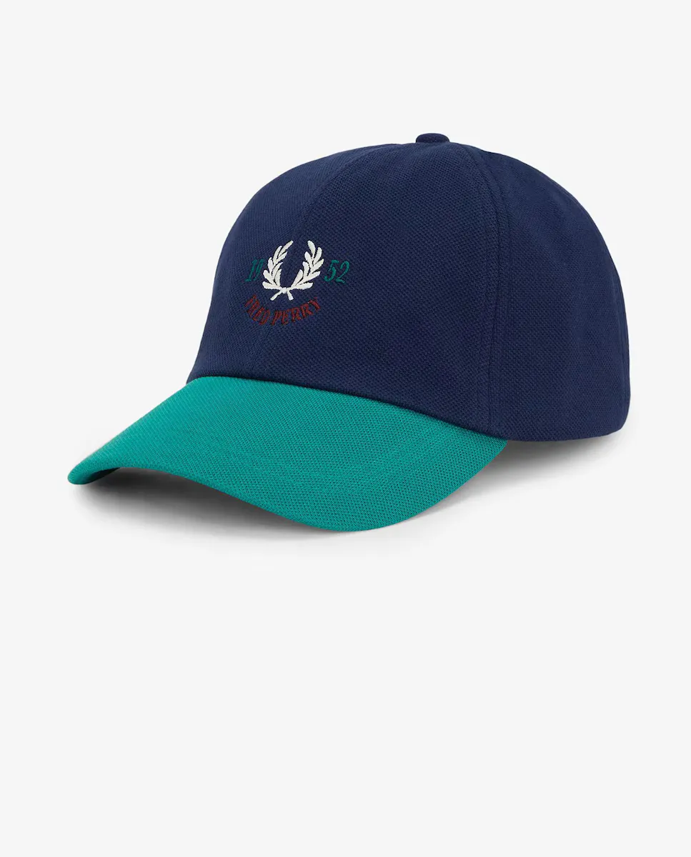 

Регулируемая двухцветная мужская кепка Fred Perry, синий