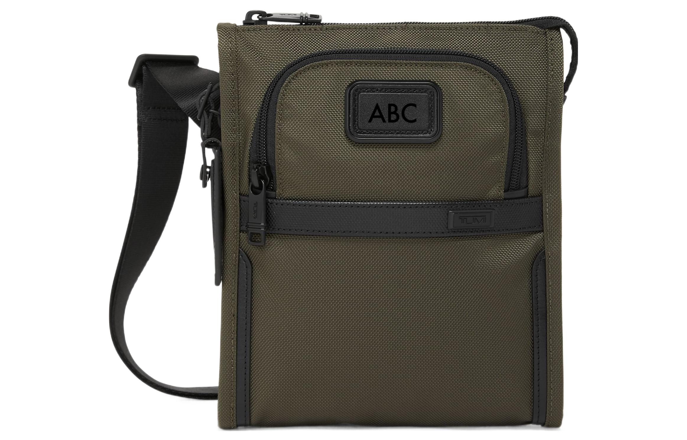 

TUMI Нейлоновая сумка-мессенджер через плечо малого размера мужская умбра