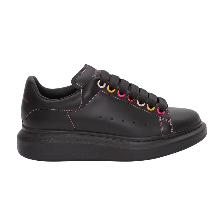 Кроссовки Alexander McQueen Alexander McQueen Wmns Oversized Sneaker 'Black Rainbow', черный