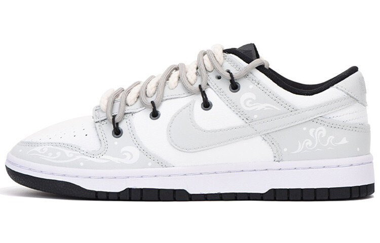 

Кроссовки для скейтбординга Dunk мужские низкие серые/белые Nike, Белый, Кроссовки для скейтбординга Dunk мужские низкие серые/белые Nike