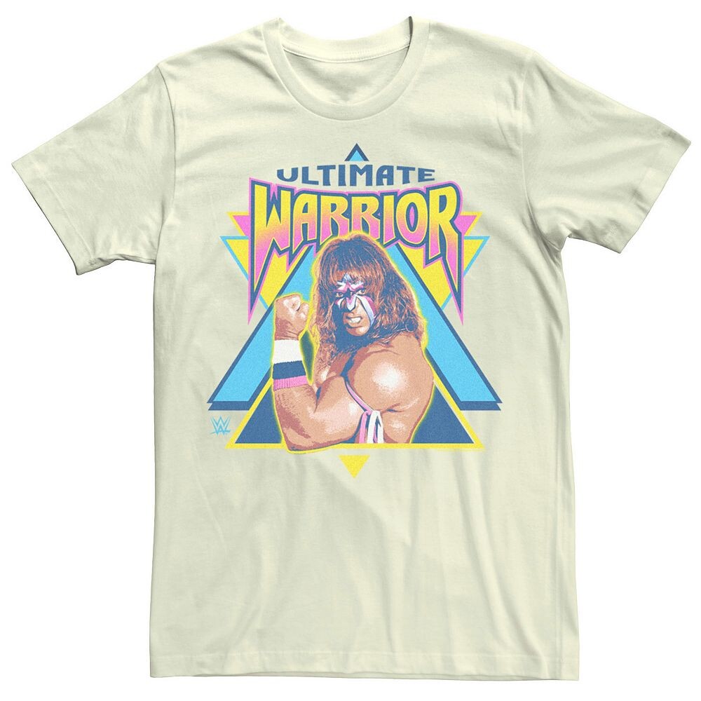 

Мужская футболка с треугольным логотипом WWE Ultimate Warrior Licensed Character, цвет Natural