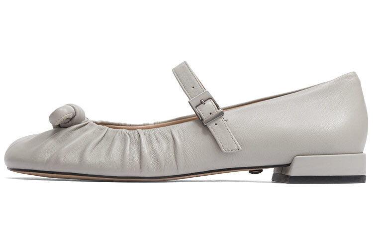 Туфли Мэри Джейн женские серые Charles&Keith