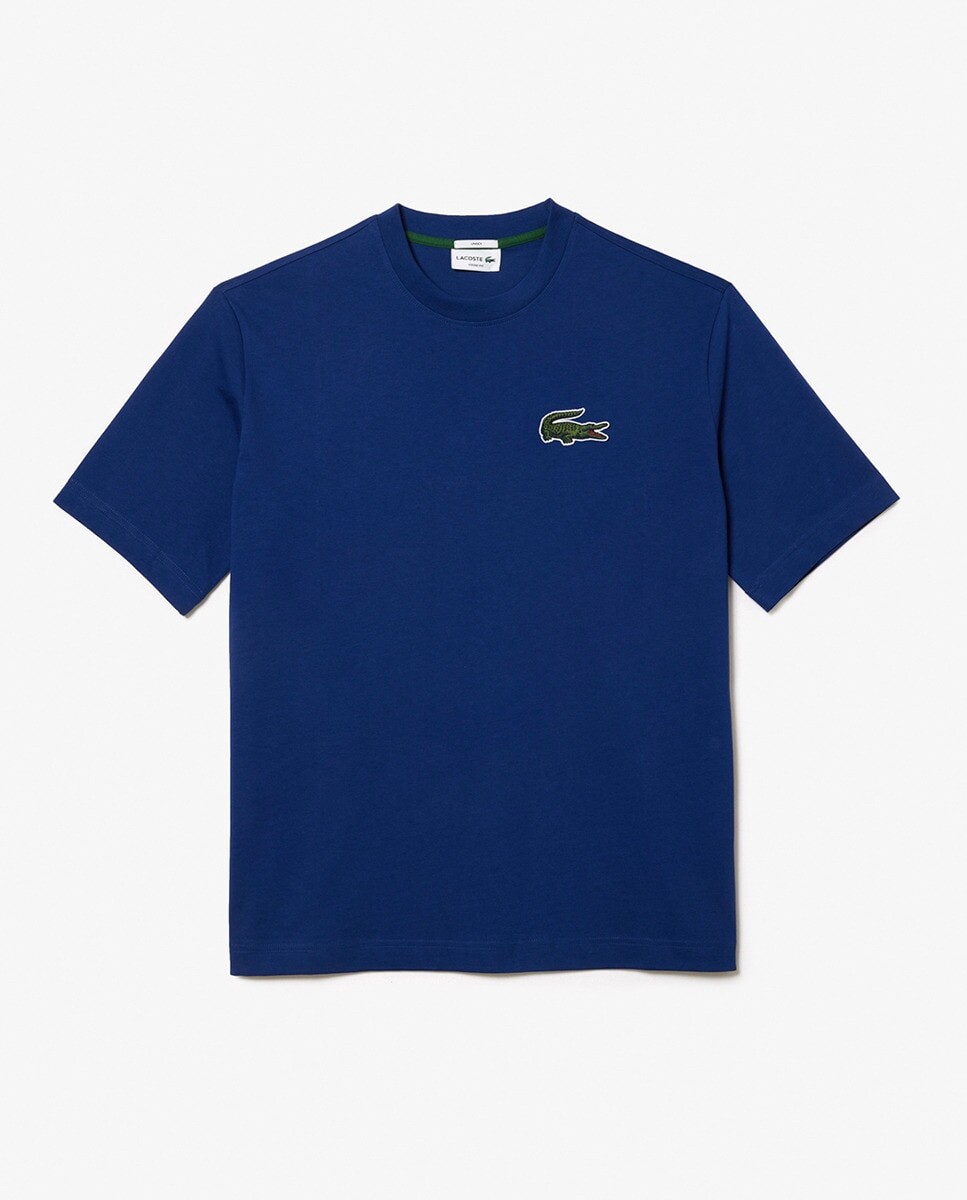 

Мужская футболка свободного кроя Lacoste, синий