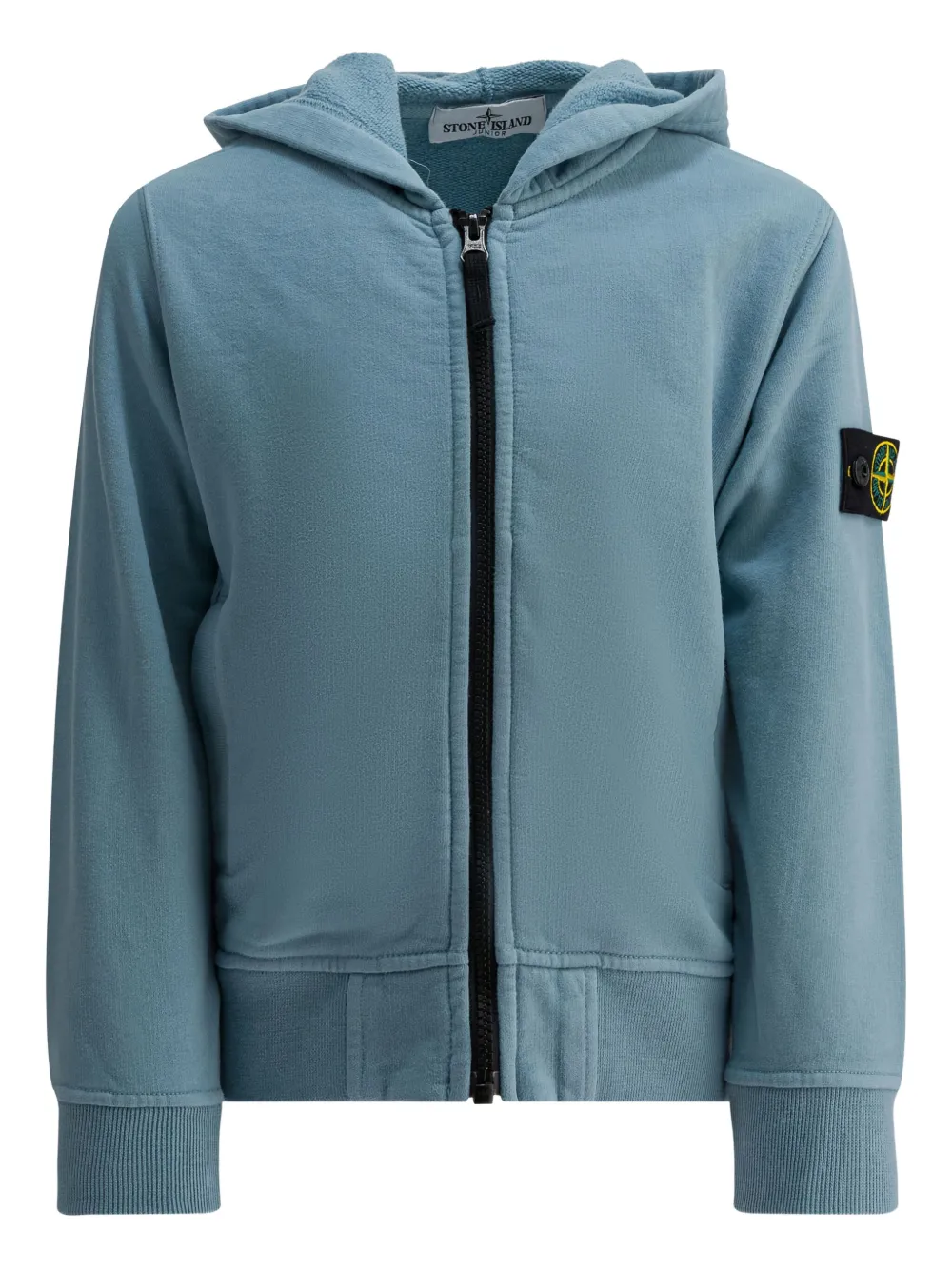 

Худи с нашивкой-логотипом Stone Island Junior, синий