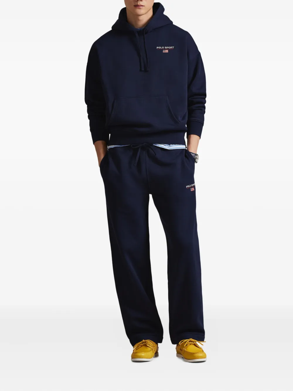 Худи Polo Sport с кулиской Polo Ralph Lauren, синий — фото 2