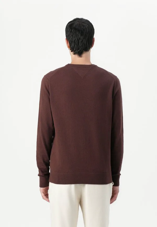 Джемпер с круглым вырезом из кашемира pima org ctn Tommy Hilfiger, Pure Brown — фото 3