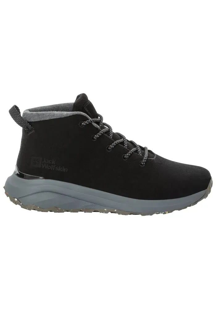 Туфли на шнуровке Jack Wolfskin "CAMPFIRE WOOL MID W", цвет Phantom