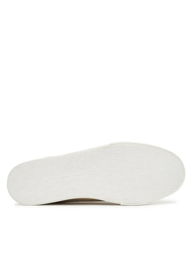 Tommy Hilfiger Тканевые кроссовки Vulc Core Long Lace FM0FM05688 бежевого цвета — фото 4