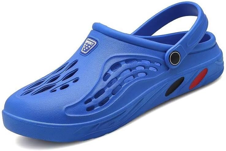 

Мужские и женские модные открытые сандалии с закрытым носком для летнего пляжного отдыха и прогулок Zonkacen, синий