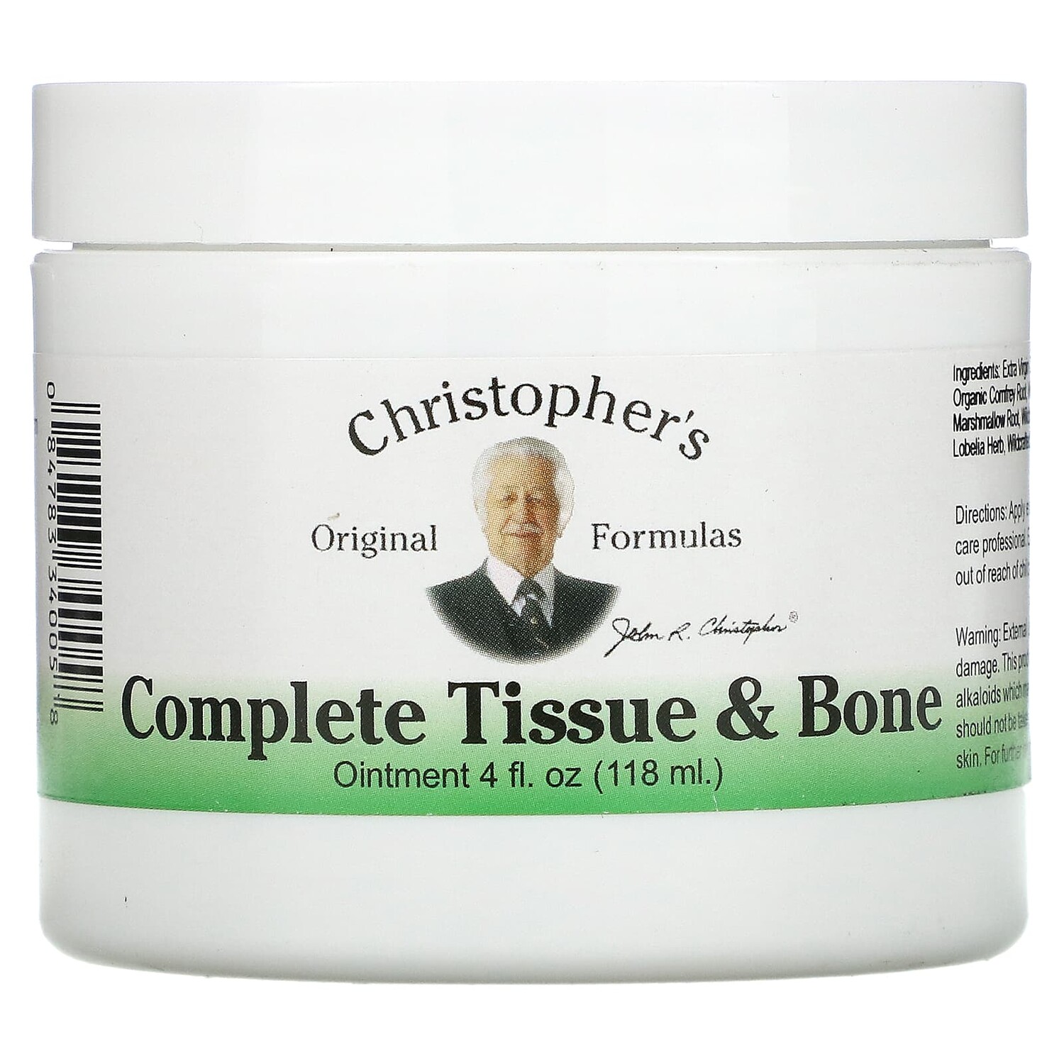 

Christopher's Original Formulas Совершенная мазь для тканей и костей 4 жидких унции (118 мл)