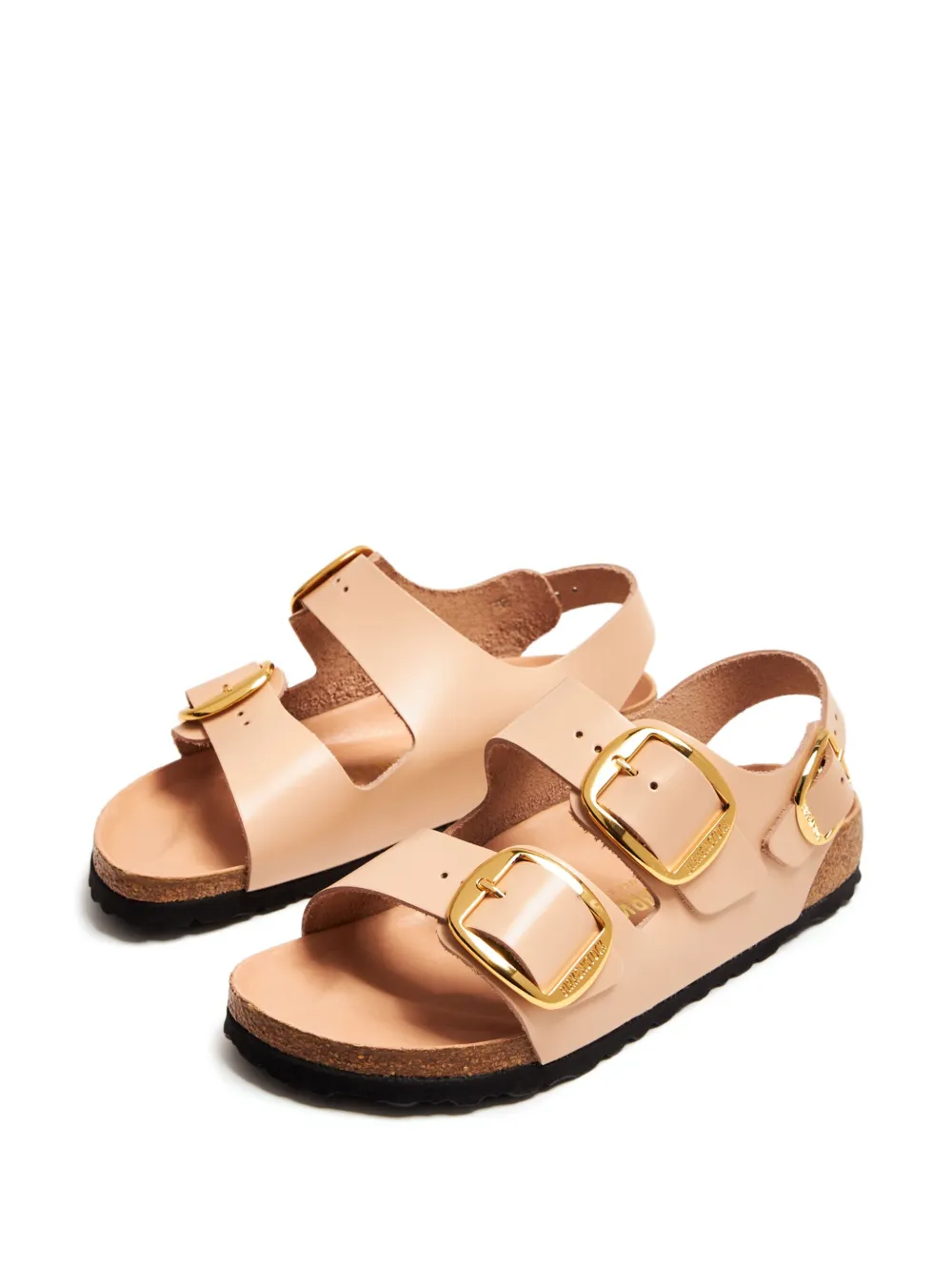 Сандалии с ремешком на пятке и пряжками BIRKENSTOCK, нейтральный — фото 4