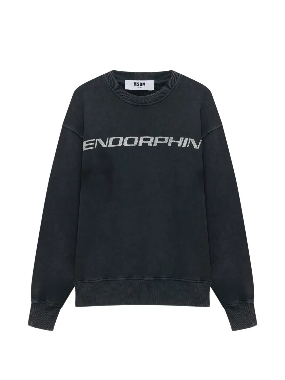 

Свитшот с круглым вырезом Msgm, серый