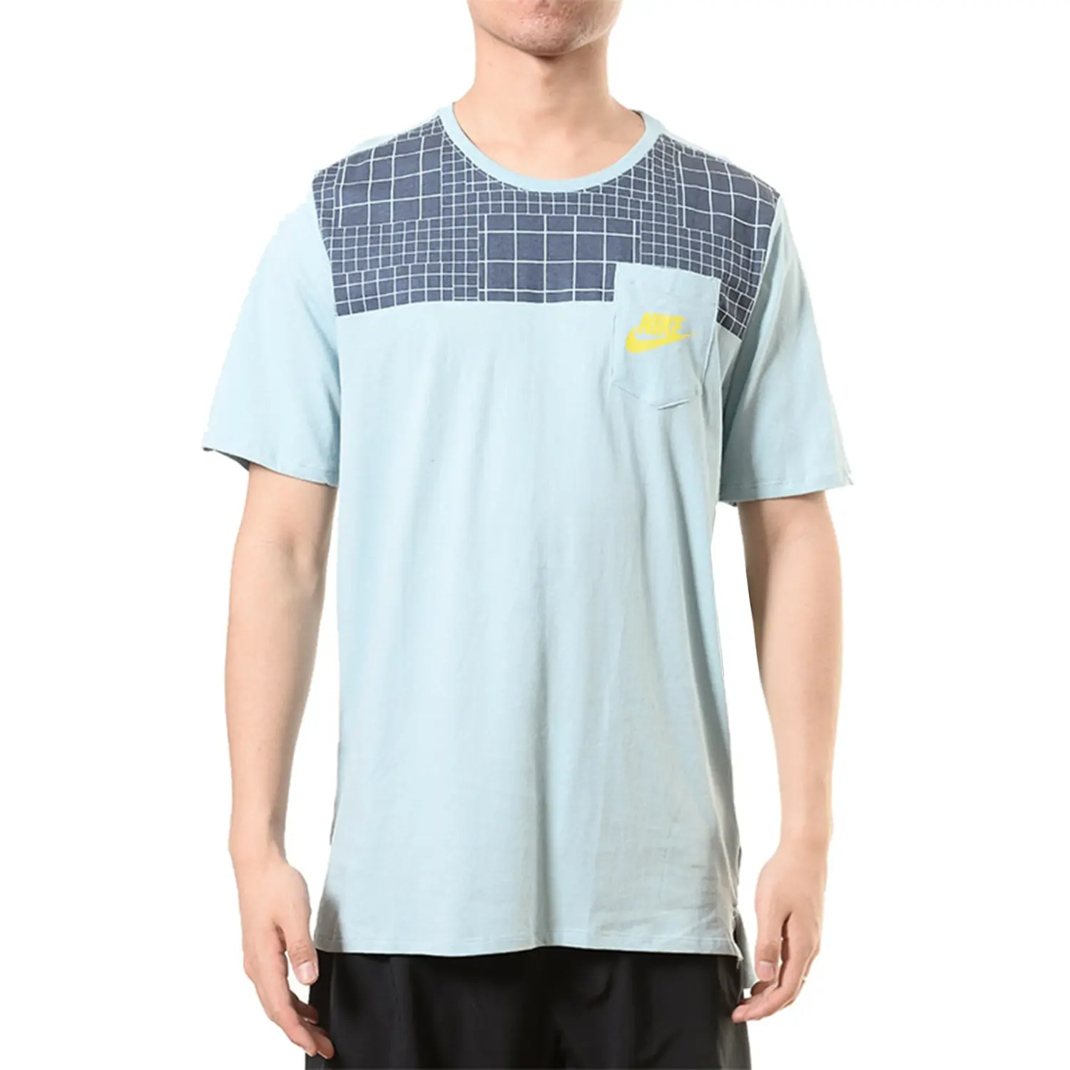 

Nike Мужская футболка с круглым вырезом, синего цвета, умеренно прямого кроя, Синий, Nike Мужская футболка с круглым вырезом, синего цвета, умеренно прямого кроя