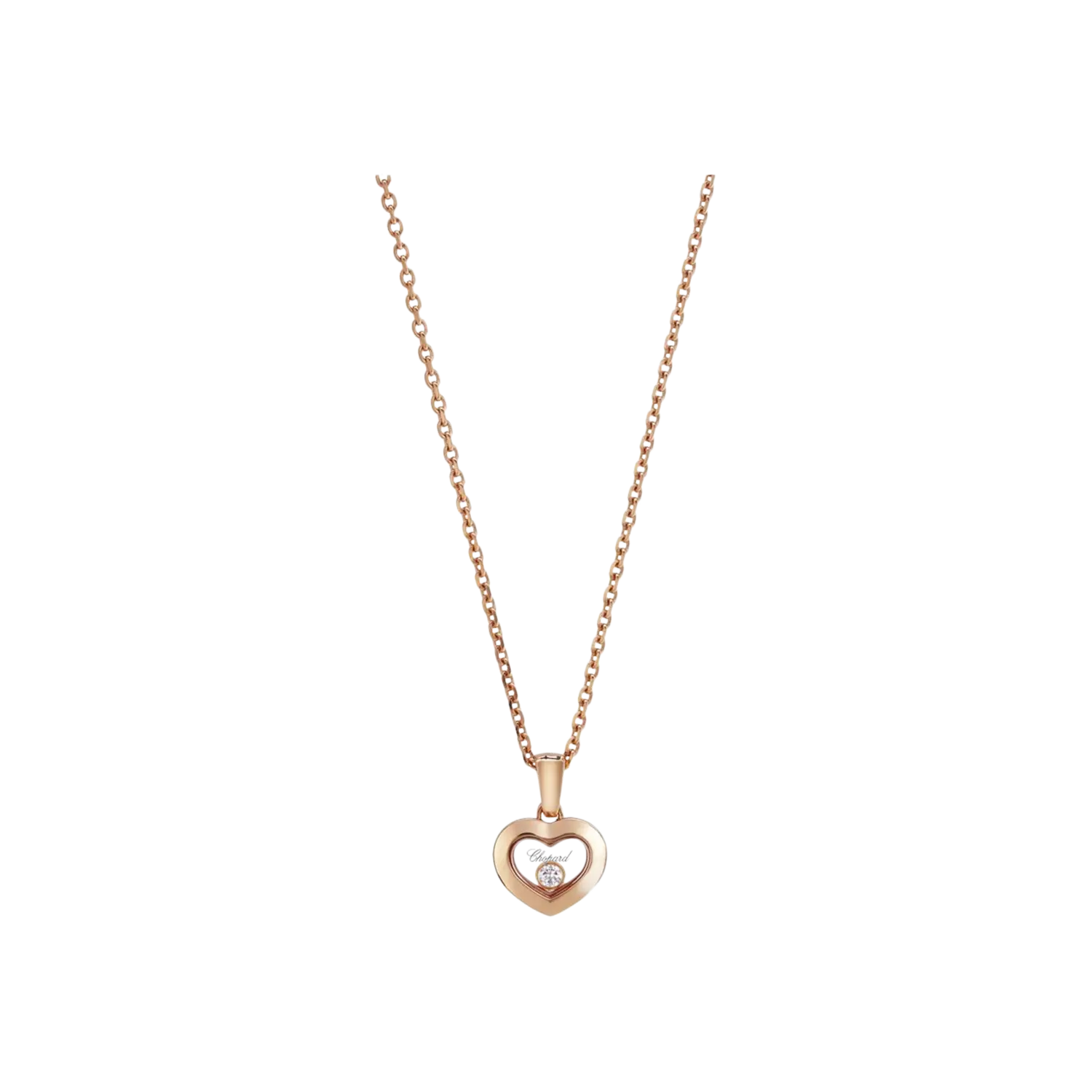 

Колье happy diamonds из розового золота с бриллиантами Chopard