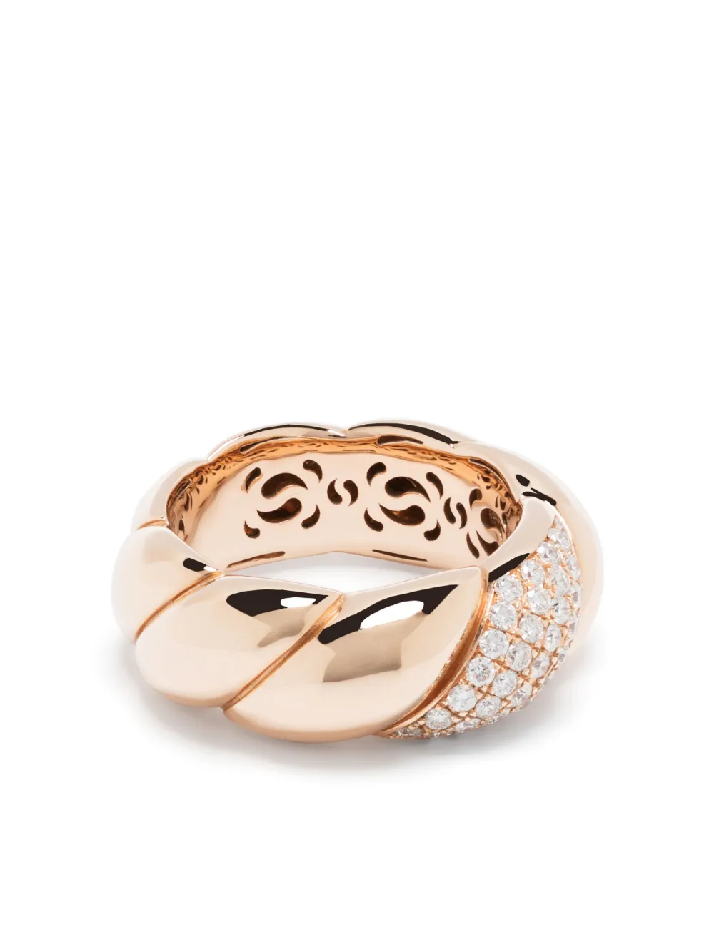 

Кольцо из розового золота с бриллиантами ROSEKEY, розовый