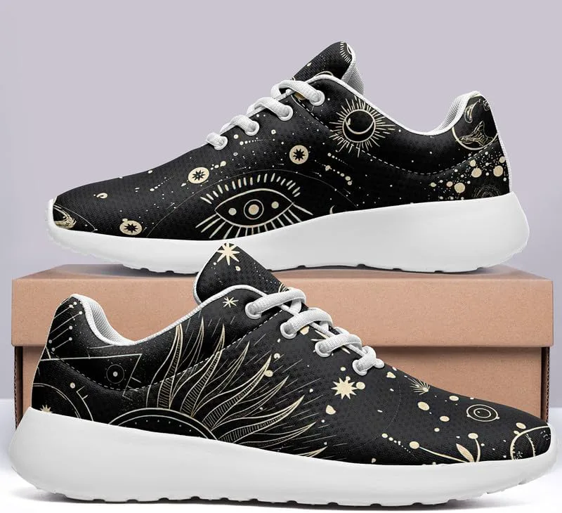 

Мужские кроссовки Sky Moon, модные женские кроссовки Sun для бега, тенниса и ходьбы, уличная обувь Sky, дышащая, легкая, унисекс, с узором Star AWSOLE, белый