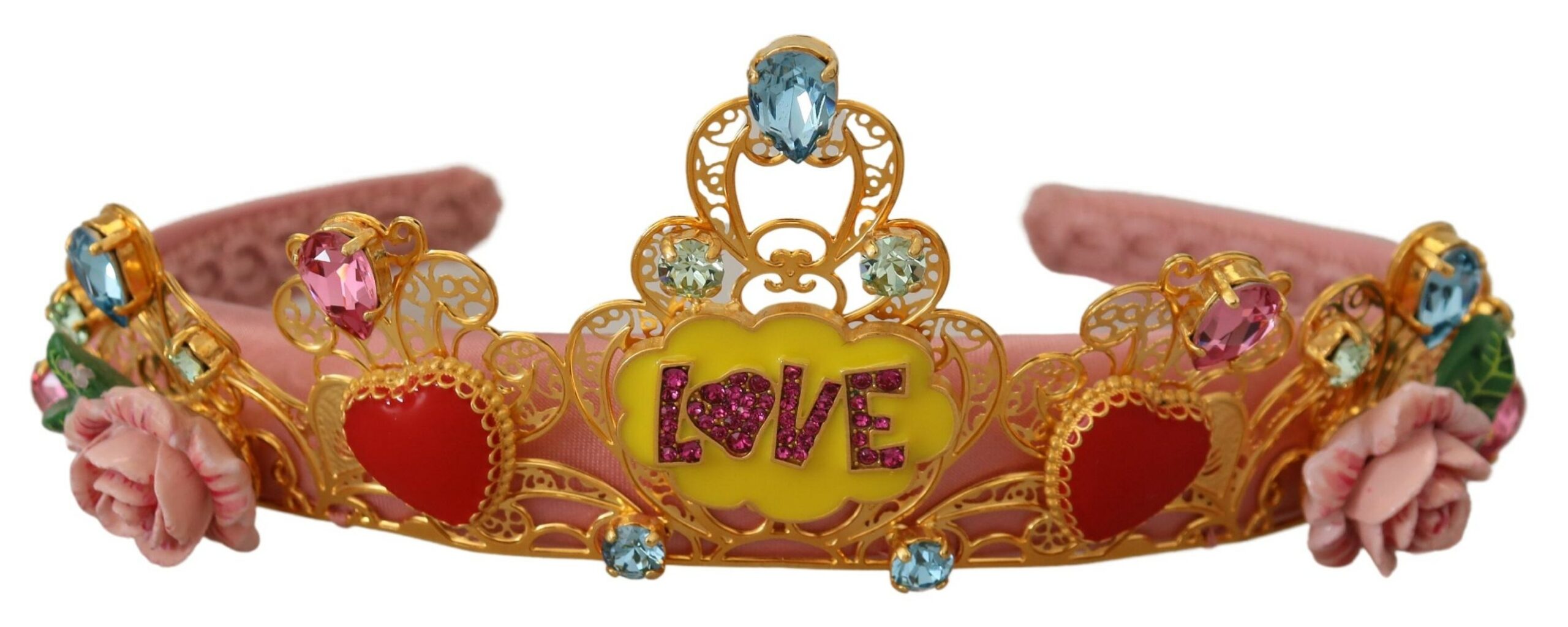 

Диадема-обруч с разноцветными кристаллами Dolce & Gabbana