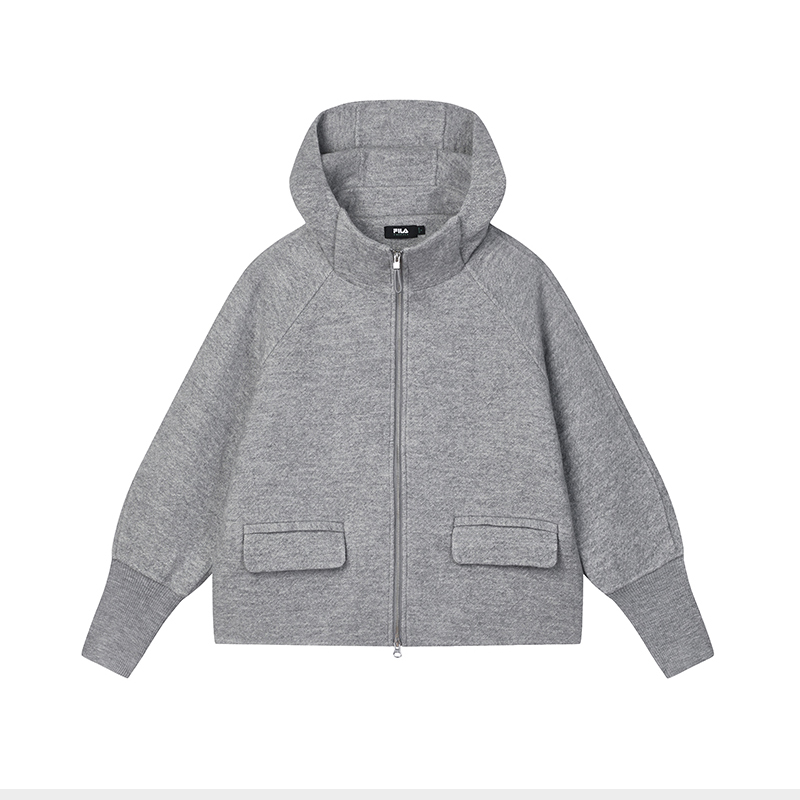 

FILA Вельветовое пальто женское в облачный узор хизер серый, Cloud Spot Heather Gray