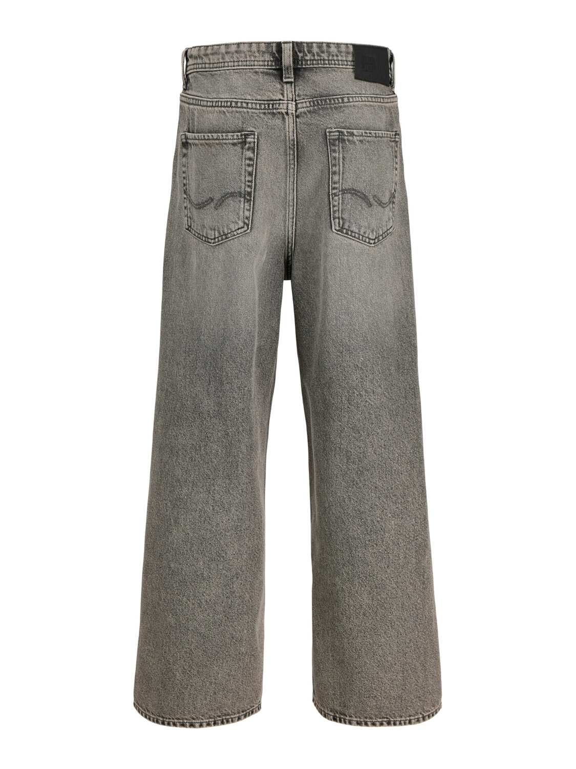 Jack & Jones Junior Джинсы Wide leg 'JJIDAVE JJORIGINAL' в черном дениме — фото 2