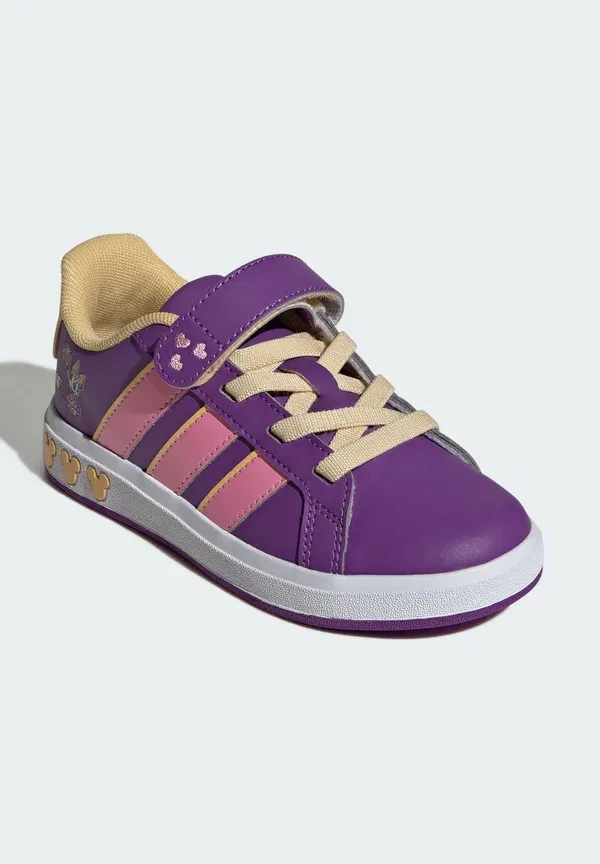 Кроссовки для ходьбы Grand Court Minnie El K Walking Trainers Adidas Performance, активный фиолетовый/тропический цветение/белый — фото 2