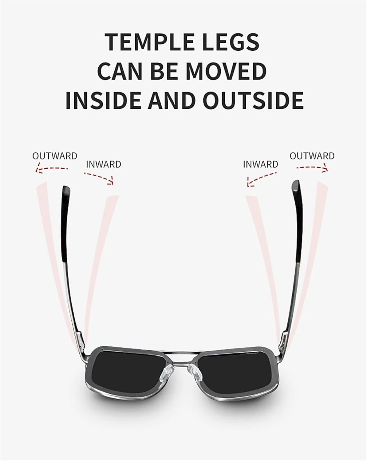 

Модные квадратные солнцезащитные очки в стиле ретро для мужчин и женщин, для отдыха на природе, пляжа и других мероприятий (Цвет: C, Размер: Средний) MTZJH, One Color