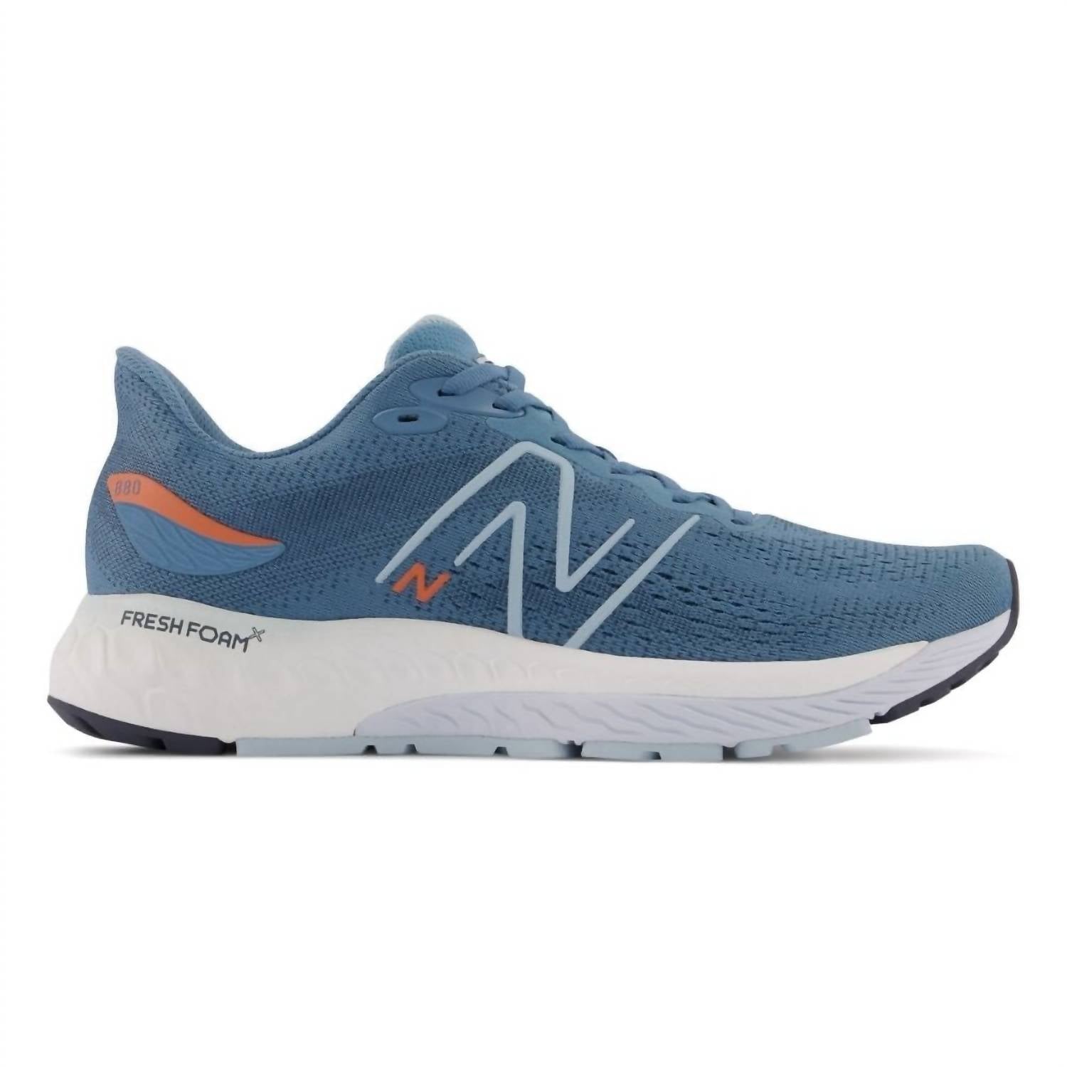 

Мужские кроссовки Fresh Foam 880V12 в цвете Spring Tide/яркий оранжевый/прилив New Balance
