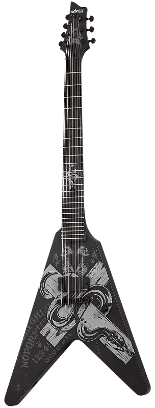 

Электрогитара Schecter Chris Howorth V-7 Satin Black