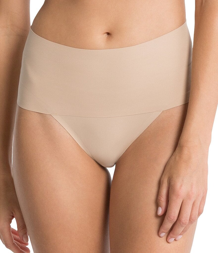 

Трусики-стринги Spanx Undie-Tectable, бежевый