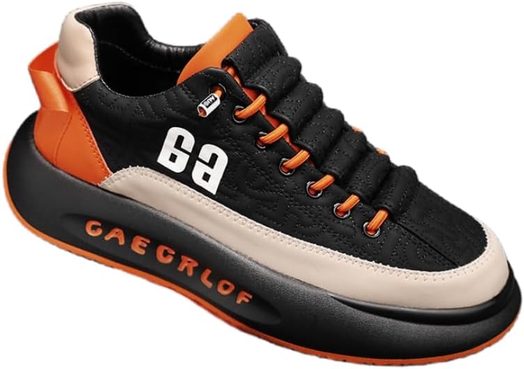 

Мужские модные спортивные кроссовки- повседневные кроссовки на шнуровке с толстой подошвой- удобные и мягкие- резиновая подошва- подходят для всех сезонов Hoalox, черный