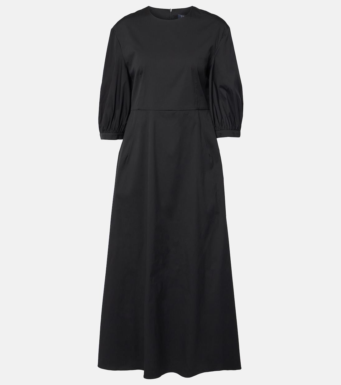 

Платье миди из хлопкового поплина Clea S Max Mara, Nero