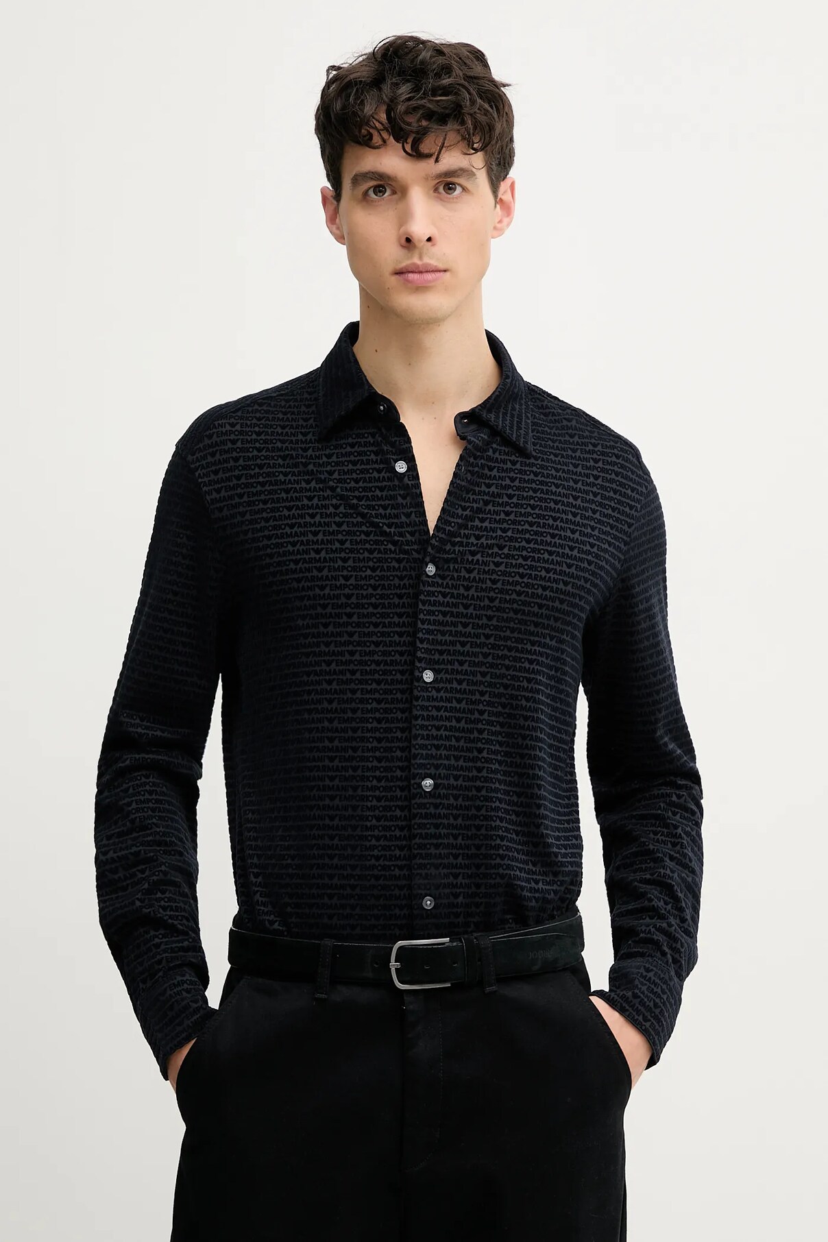 

Рубашка Emporio Armani, темно-синий
