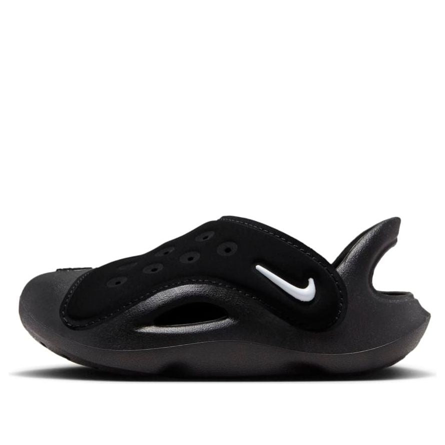 

Сандалии (TD) Nike Aqua Swoosh Sandals 'Black White', черный