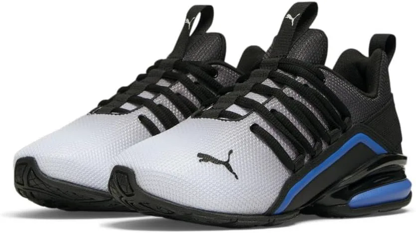 

Кроссовки для детей и подростков Puma Axelion для кросс-тренинга, белый/черный/синий