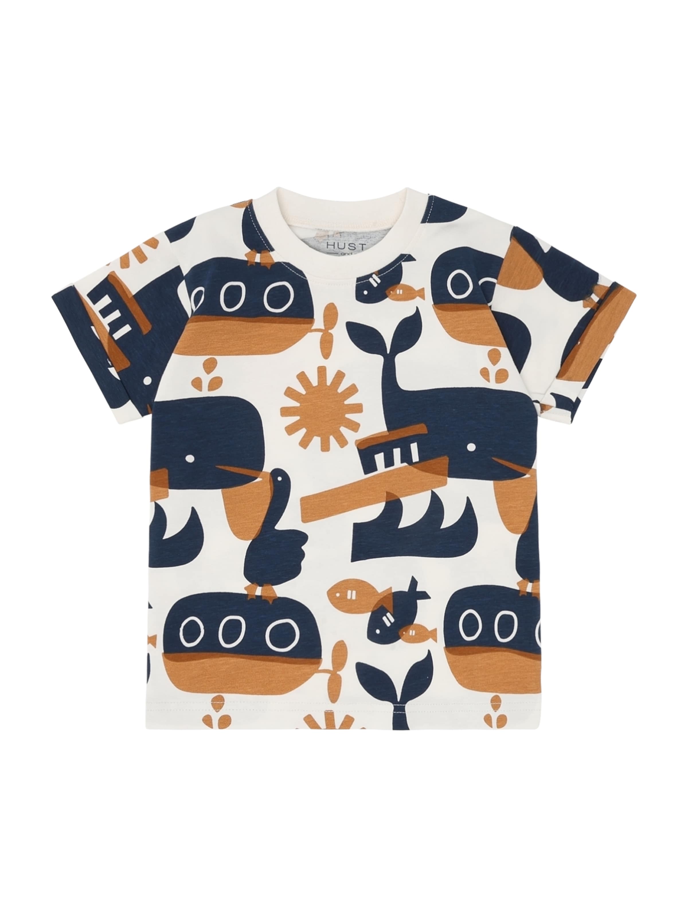 

Hust & Claire Футболка 'Anton Oceanlife' в белом цвете