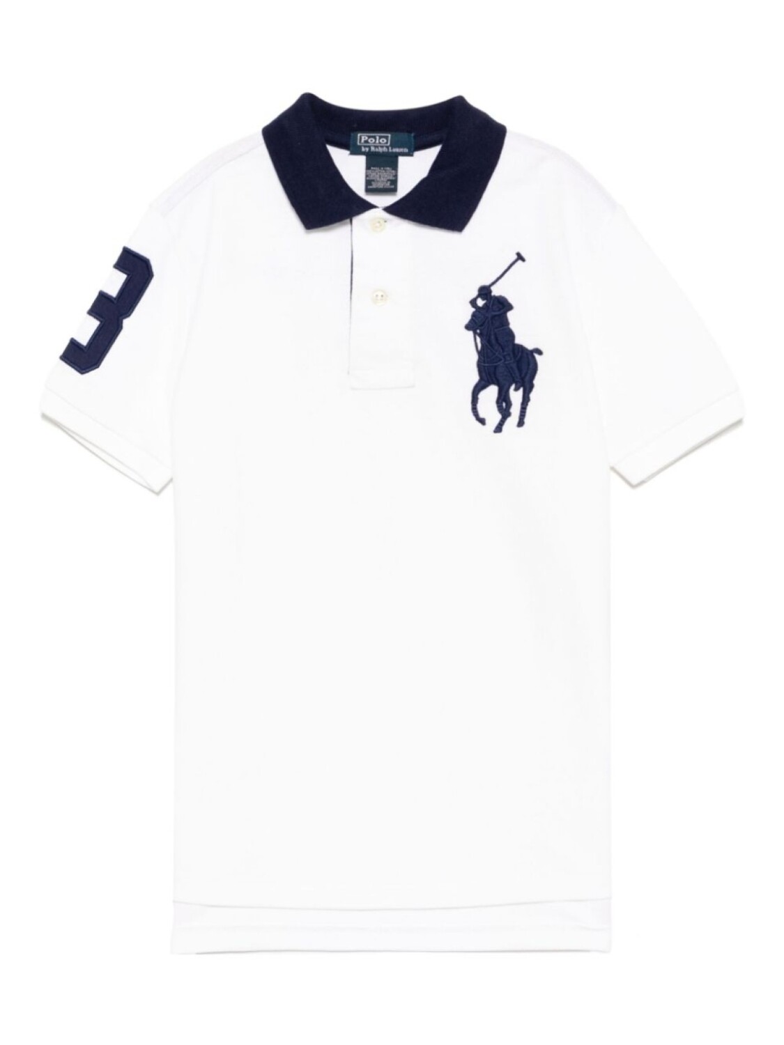 

POLO RALPH LAUREN KIDS рубашка поло Big Polo Pony, белый