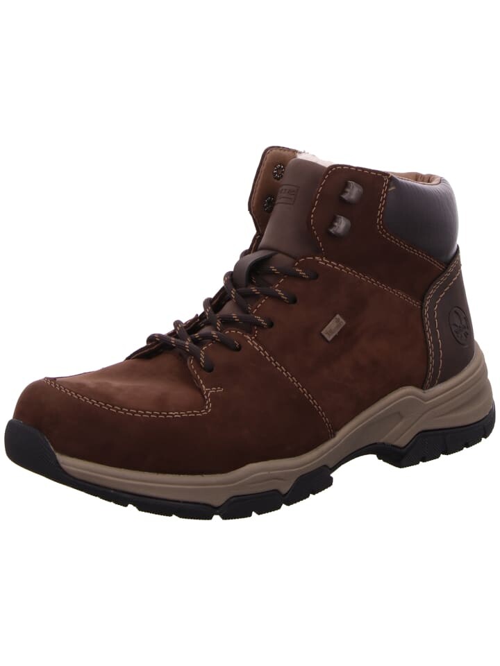 

Сапоги rieker Schnürstiefel Mit Tex, коричневый