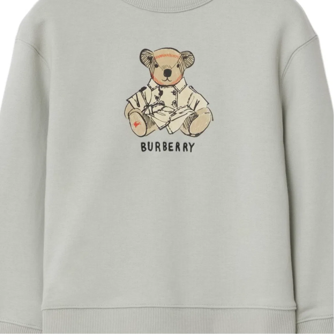 Детский свитшот с круглым вырезом Burberry, Gray — фото 4