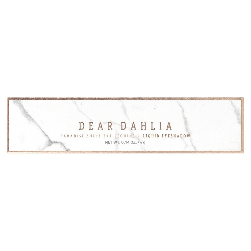 Dear Dahlia, Paradise Shine Eye Sequins, жидкие тени для век, богиня, 4 г (0,14 унции) — фото 2